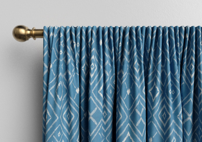 Newquay, Cerulean - Made to Measure Curtain - Image 9